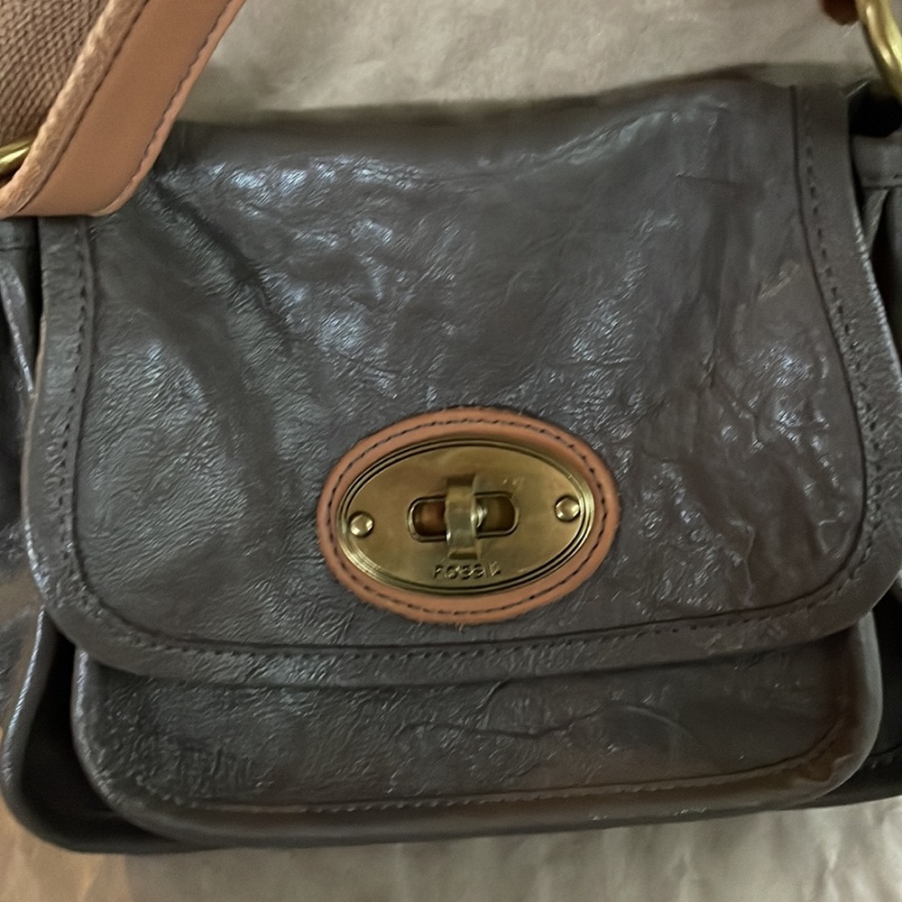 Fossil purse - gray leather - Picture 2 of 7